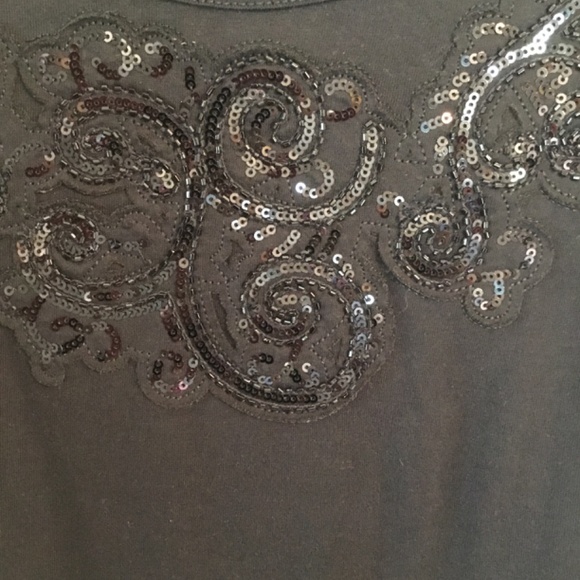 Ralph Lauren Ladies Embellishment Pullover Top Black Size M - Picture 3 of 5